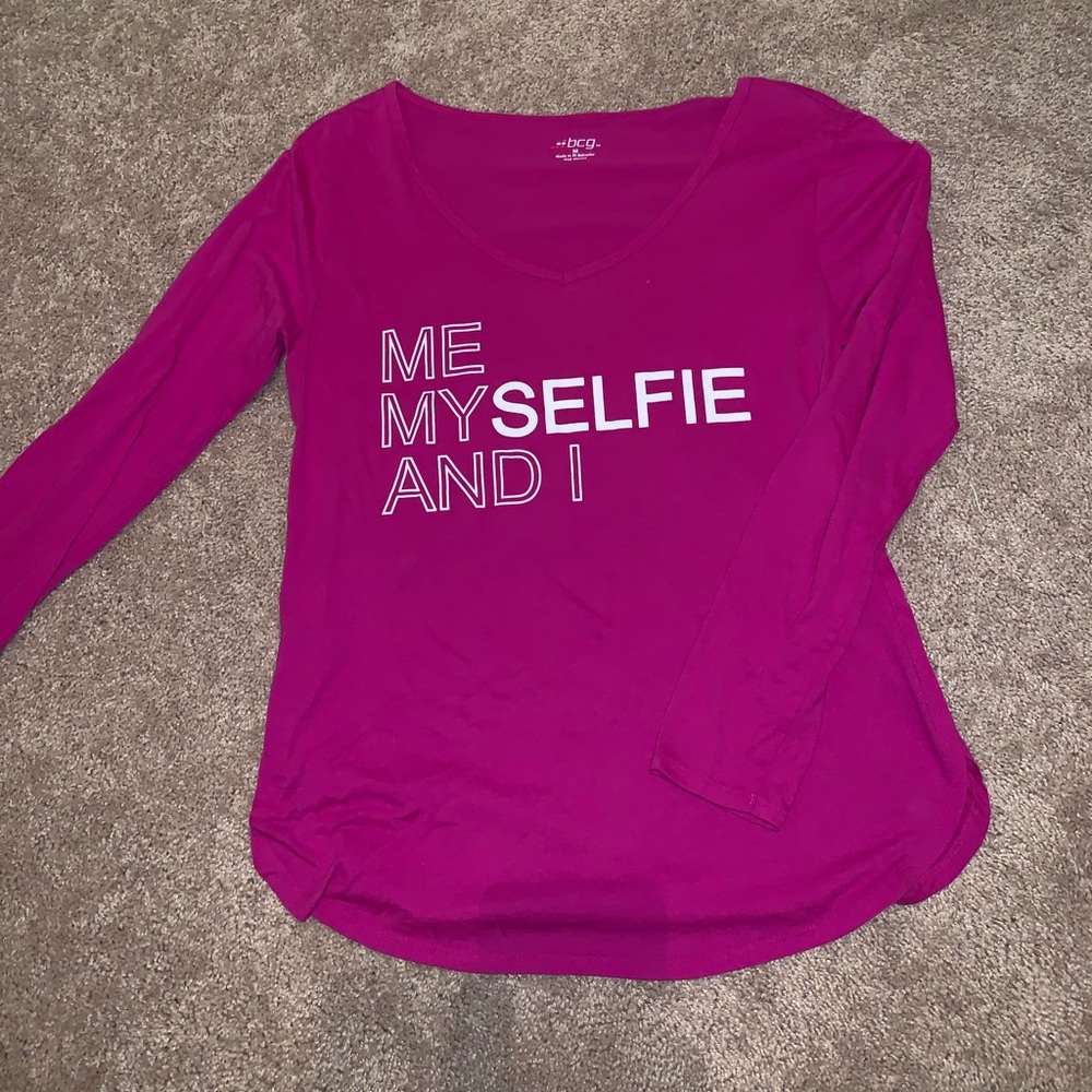 2 different color bcg long sleeve shirts